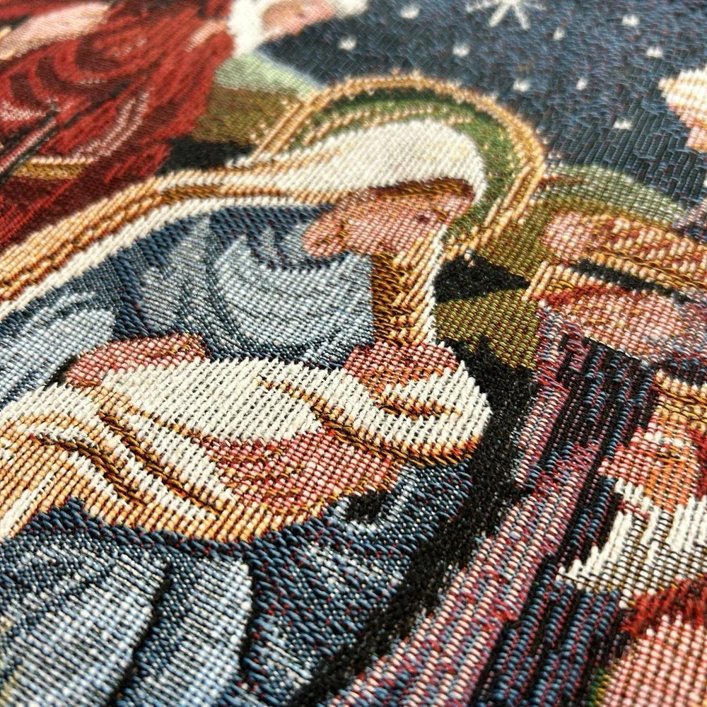 Nativity scene two‎ piece placemats Cloth 19x13. Christmas/ Christ / Bethlehem